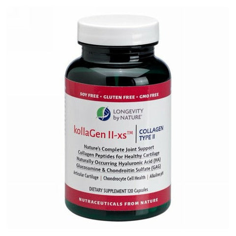 Longevity by Nature, Kollagen II Xs Collagen, 120 Caps Longevity by Nature