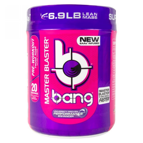 VPX Sports Nutrition, Bang Pre Workout Master Blaster Frose Rose, 20 Servings VPX Sports Nutrition
