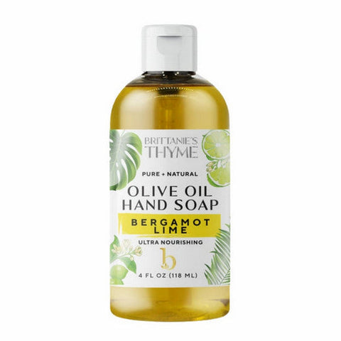 Brittaine's Thyme, Liquid Habd Soap Bergamot Lemon, 4 Oz Brittaine's Thyme