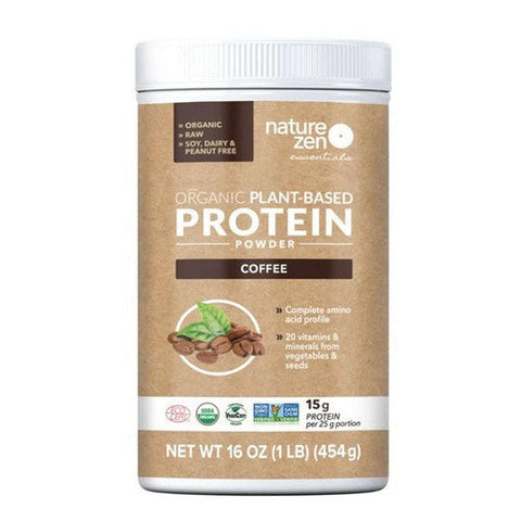 Nature Zen, Organic Plant Protein Coffee, 16 Oz Nature Zen