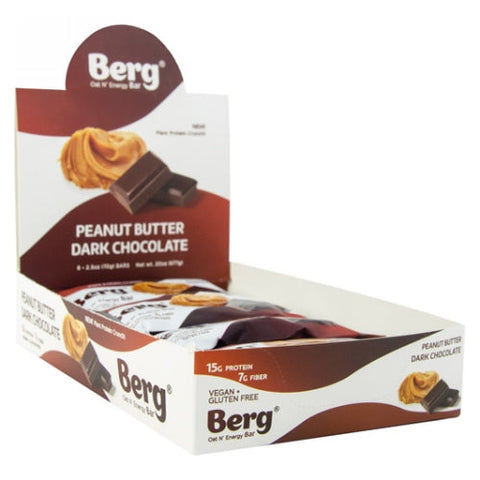Berg Bites, Berg Bar Peanut Butter Dark Chocolate, 8 Count Berg Bites
