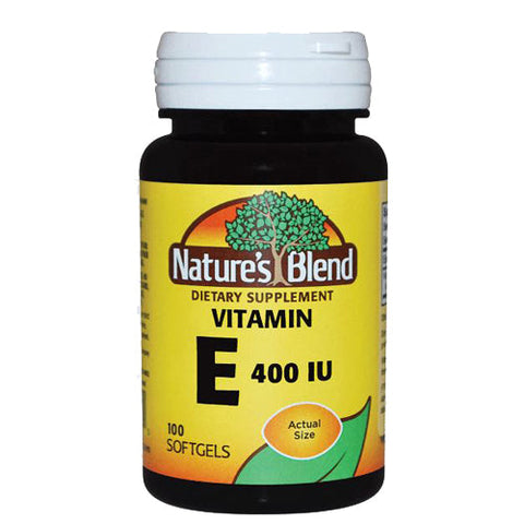 Nature's Blend, Vitamin E, 180 Mg, 100 Softgels Nature's Blend