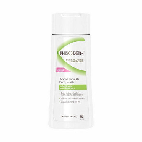 Phisoderm, Anti-Blemish Body Wash, 10 Oz Phisoderm