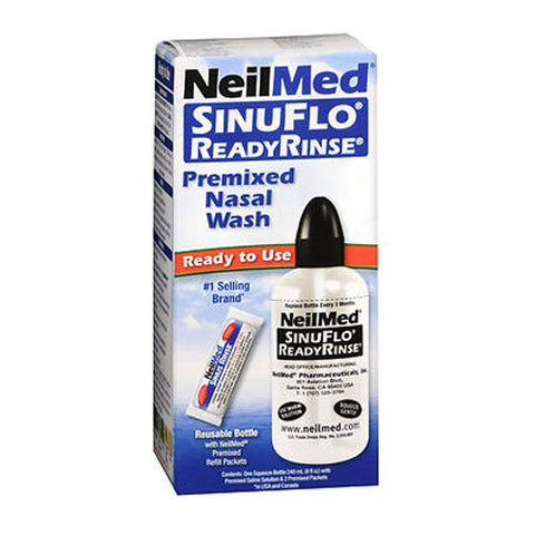 Neilmed, Sinuflo Readyrinse Premixed Nasal Wash, 8 Oz Neilmed