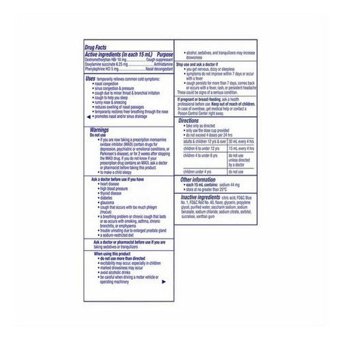 Vicks, Nyquil Cough DM Plus Congestion Liquid Berry, 8 Oz Vicks