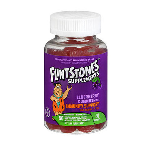 Bayer, Flintstones Elderberry Gummies with Immunity Support, 60 Gummies Flintstones