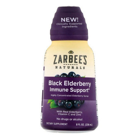 Zarbees, Immune Support Black Elderberry Syrup, 8 Oz Zarbees