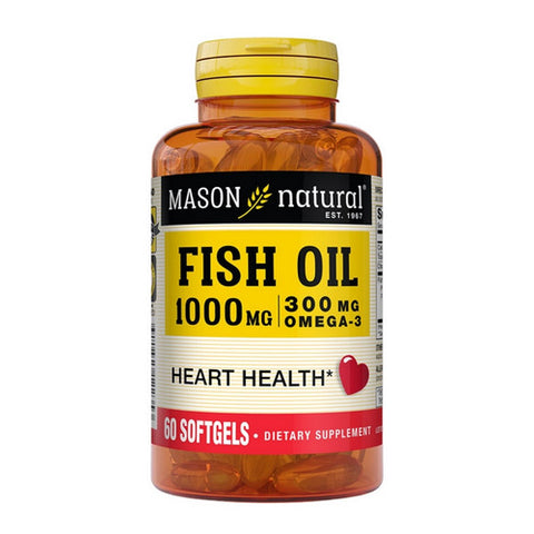 Mason, Fish Oil And Omega-3, 1000 mg, 60 Softgels Mason