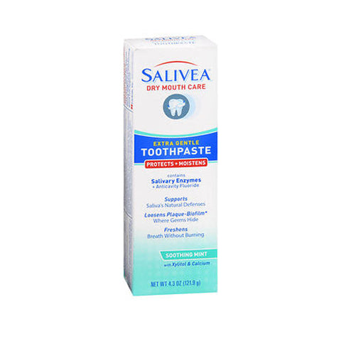Salivea, Extra Gentle Toothpaste Soothing Mint, 4.3 Oz Salivea