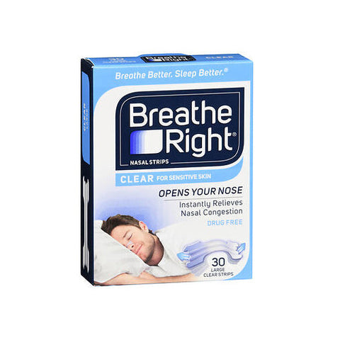 Breathe Right, Nasal  for Sensitive Skin, 30 Count Breathe Right