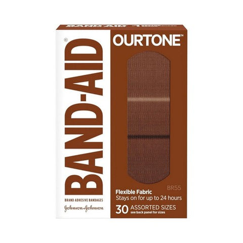 Band-Aid, OurTone Adhesive Bandages Assorted BR55, 30 Count Band-Aid
