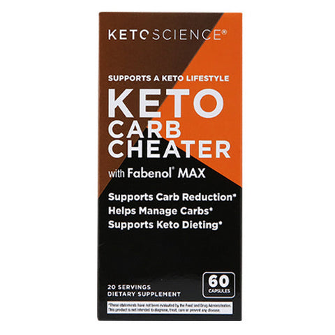 Keto Science, Keto Carb Cheater, 60 Caps Keto Science