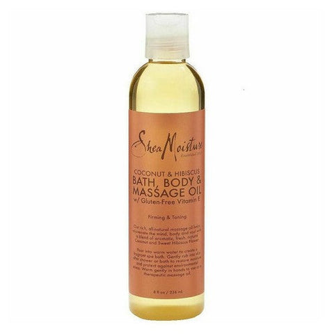 Shea Moisture, Massage Oil Firming Toning Coconut Hibiscus, 8 Oz Shea Moisture