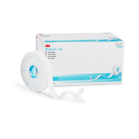 3M, Multipore Dry Dressing Retention Tape with Liner 1/2 Inch x 5-1/2 Yard White, 1 Roll 3M