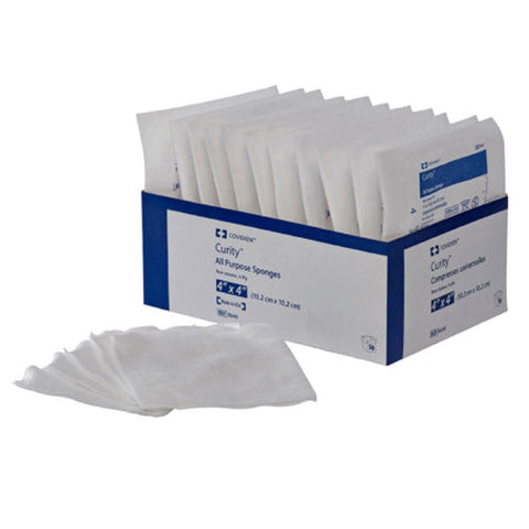 Cardinal, Curity Sterile Nonwoven Sponge 4 x 4 Inch, 1 Pack Cardinal