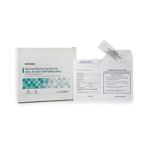 McKesson, Sterilizer Monitoring Mail-In Service, Box Of 12 McKesson