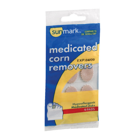 Sunmark, Medicated Corn Remover, Pack Of 9 Sunmark