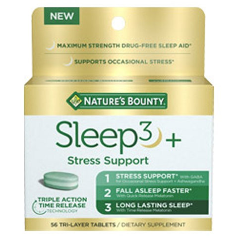 Nature's Bounty, Sleep3 + Stress Support, 56 Count Nature's Bounty