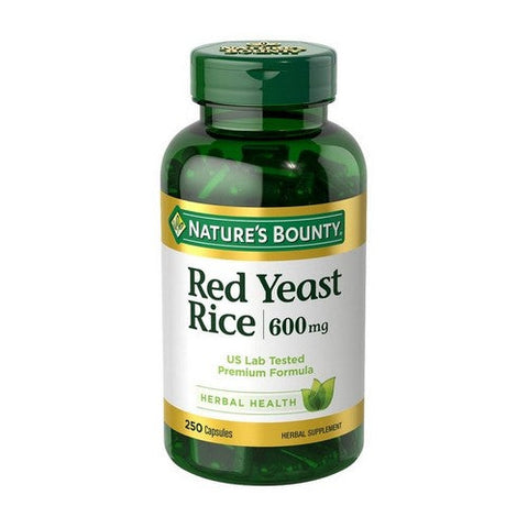 Nature's Bounty, Red Yeast Rice, 600 Mg, 250 Caps Nature's Bounty