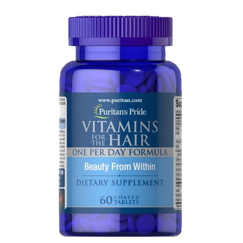 Puritan's Pride, Vitamins for the Hair, 60 Coated Tablets Puritan's Pride