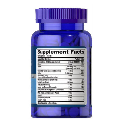 Puritan's Pride, Vitamins for the Hair, 60 Coated Tablets Puritan's Pride