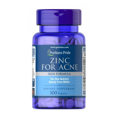 Puritan's Pride, Zinc for Acne, 100 Tablets Puritan's Pride