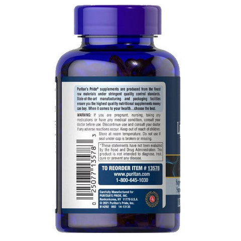 Puritan's Pride, Alpha Lipoic Acid, 300 mg, 120 Softgels Puritan's Pride