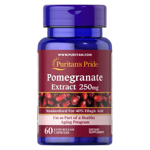 Puritan's Pride, Pomegranate Extract, 250 mg, 60 Rapid Release Capsules Puritan's Pride