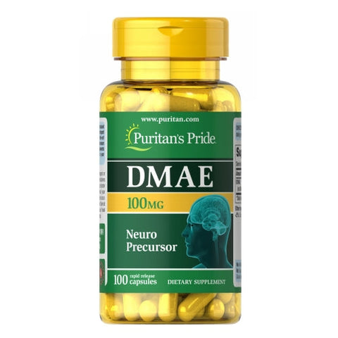 Puritan's Pride, DMAE, 100 mg, 100 Capsules Puritan's Pride