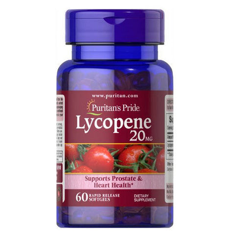 Puritan's Pride, Lycopene, 20 mg, 60 Softgels Puritan's Pride