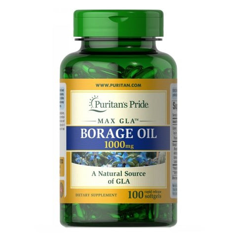 Borage Oil 100 Softgels by Puritan's Pride