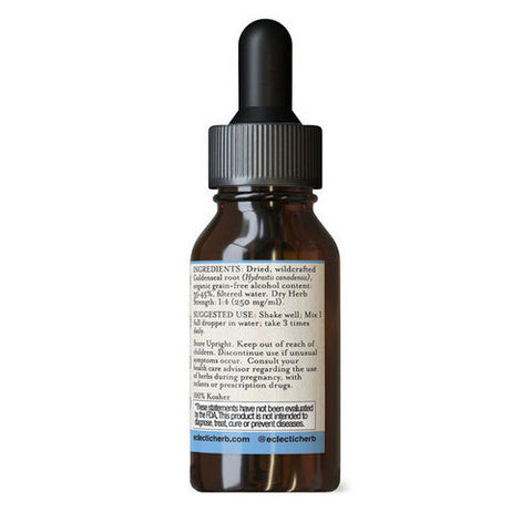 Eclectic Herb, Goldenseal, 1 Oz with Alcohol Eclectic Herb