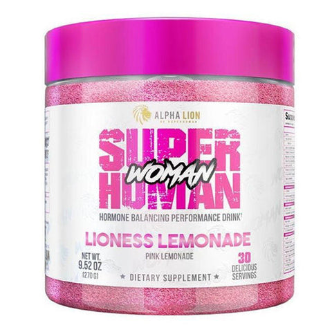 Alpha Lion, Superhuman Woman, Lioness Lemonade Pink Lemonade 30 Servings Alpha Lion