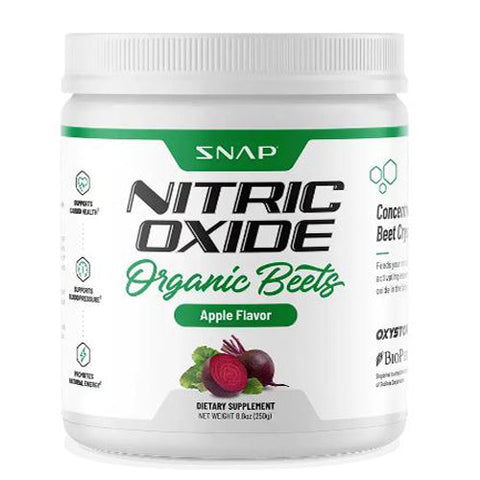 Snap Supplements, Nitric Oxide Beets Powder Apple, 8.8 Oz Snap Supplements