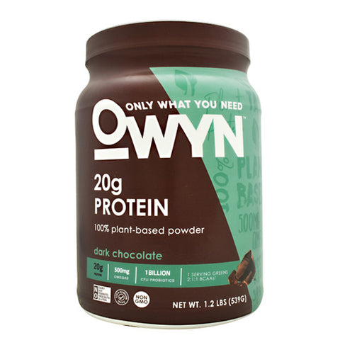 Only What You Need, Dark Chocolate Plant Protein, 1.2 Lbs Only What You Need