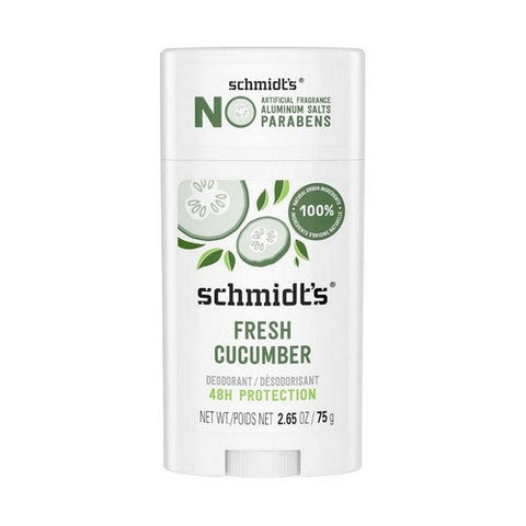 Schmidts, Natural Deodorant Aluminum Free Fresh Cucumber, 2.65 Oz Schmidts
