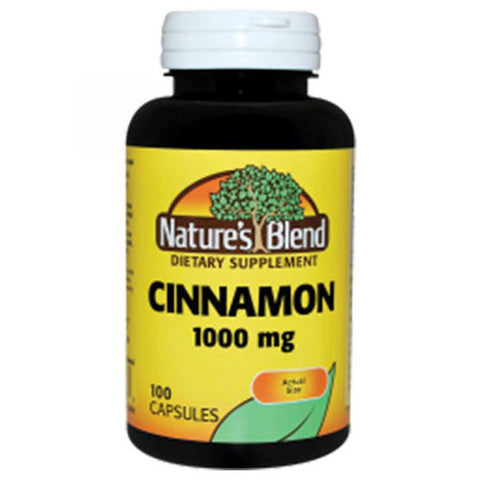 Nature's Blend, Cinnamon, 1000 mg, 100 Caps Nature's Blend