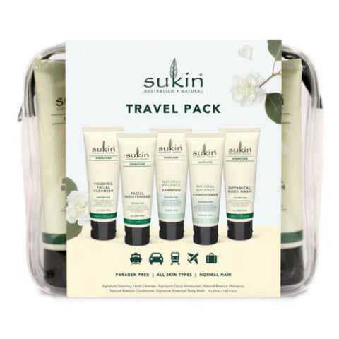 Signature Travel Pack 5 Pieces by Sukin