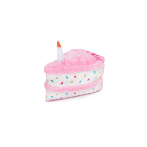 ZippyPaws Birthday Cake Dog Toy Pink, 1 Each/Medium by ZippyPaws