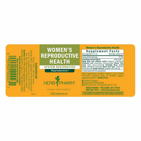 Herb Pharm, Women's Reproductive Health, 1 Oz Herb Pharm