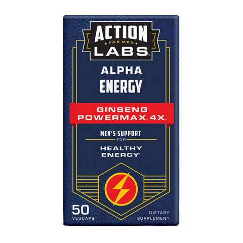 Action Labs, Ginseng PowerMax 4, 50 Count Action Labs