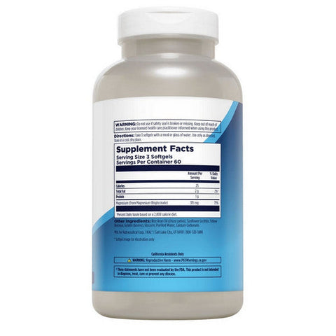 Kal, Magnesium Glycinate ActivGels, 180 Count Kal