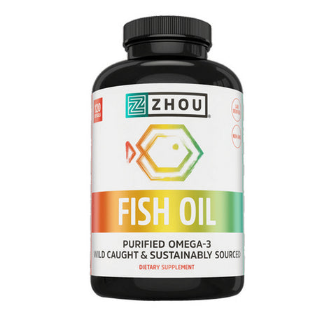 Zhou Nutrition, Fish Oil, 120 Count Zhou Nutrition
