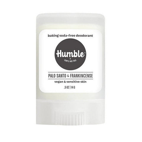 Humble Brands, Deodorant Travel Size Vegan Sensitive Palo Santo & Frankincense, 0.5 Oz Humble Brands