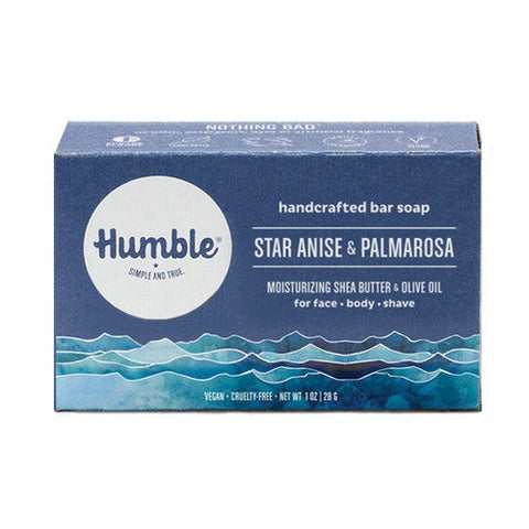 Humble Brands, Bar Soap Travel Size Star Anise & Palmarosa, 1 Oz Humble Brands
