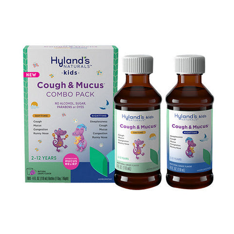 Hylands, Kids Cough & Mucus Day & Night Combo Pack, 8 Oz Hylands