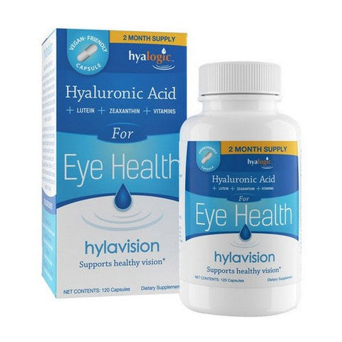 Hyalogic, Hyaluronic Acid Hylavision For Eye Health, 120 VegCaps Hyalogic