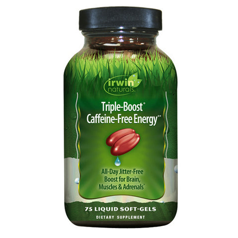 Irwin Naturals, Triple-Boost Caffeine-Free Energy, 75 Softgels Irwin Naturals