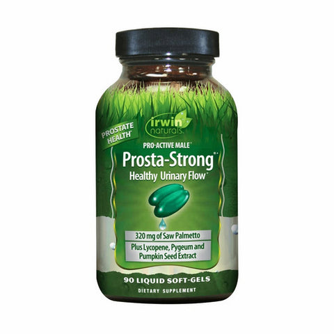 Irwin Naturals, Pro-Active Male Prosta-Strong Healthy Urinary Flow, 90 Liquid Softgels Irwin Naturals