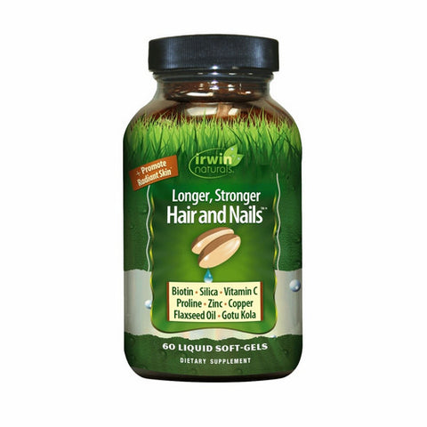 Irwin Naturals, Longer, Stronger Hair & Nails, 60 Softgels Irwin Naturals
